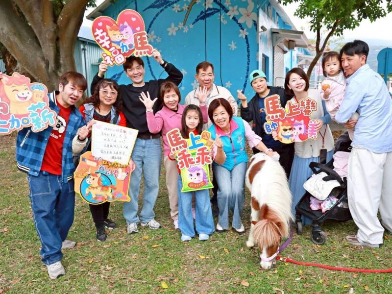 游淑貞好客藝術村陪鄉親創意新年  市集好康、迷你馬、DIY手作歡迎您