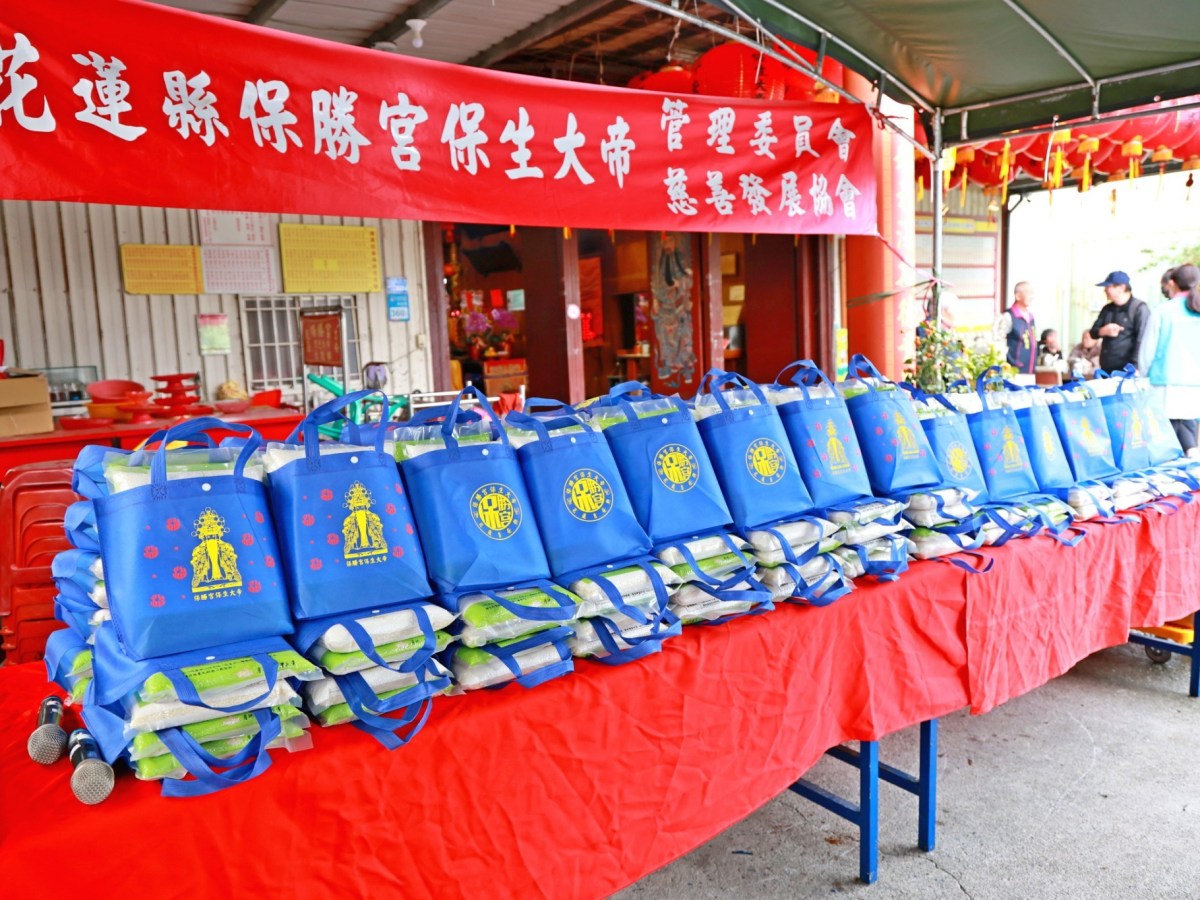 保勝宮、聖南宮拋磚引玉送暖吉安  游淑貞感謝善念行動守護弱勢家戶